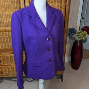 Ralph Lauren Vibrant Purple Jacket SIZE 8